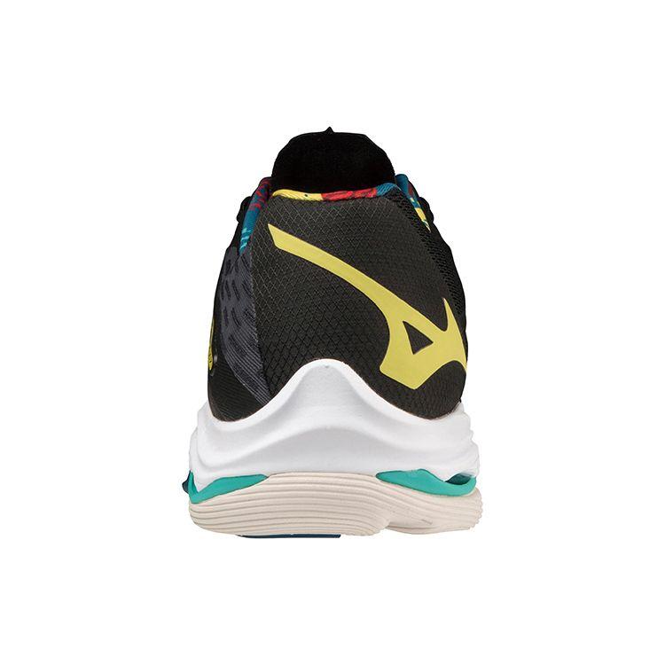 Mizuno Wave Lightning Z7 Low-Top Volleyball Shoes Unisex Shoes Black Red Green V1GA220049