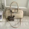 Minimalist Shell Bag For Women With Synthetic Leather And Zipper Closure For Daily Use
