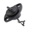 Black Plastic Hull Drain Plug Kit, Kayak Canoe Boat Drain Holes Plugs Replacement Accessories Boat Drain Plug