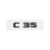 CXAFM1 C32 C35 C180 C200 C220 C230 C260 C280 C300 Logo Car Stickers for Mercedes Benz C Class Refit Rear Boot Trunk Displacement Label