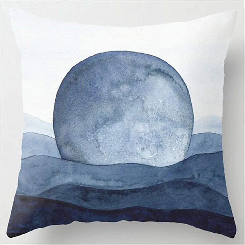 

Navy Blue Geometric pillow case40×40,45×45,50×50,60×60,Sofa/car cushion cover,Bedding pillow case cover. 12x12Inch