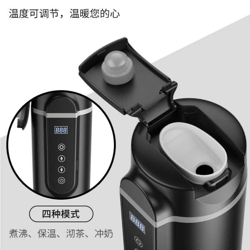 Universal Car Kettle Electric Kettle 24V 12V Vehicle Heating Cup Car Truck Water Heater Auto Car-Mounted Heating Water Cup