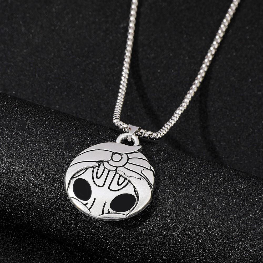 

Hollow Knight Silksong Pendant Necklace - Zote the Mighty Retro Casting Charm, Antique Bronze Gothic Gaming Jewelry for Men
