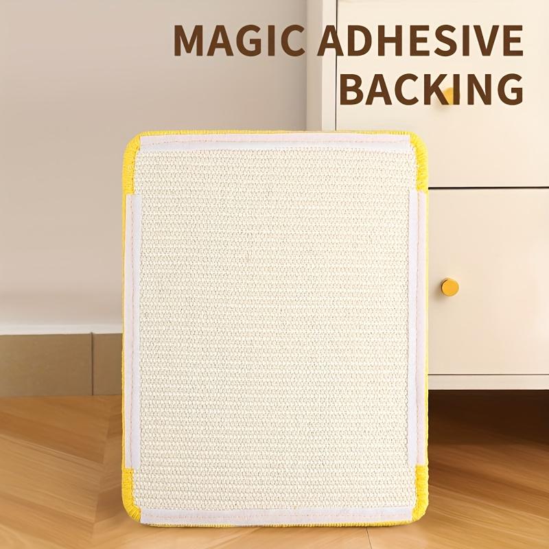 Durable Corrugated Paper Wall-Mounted Cat Scratching Post & Mat - Stitched Edges, for Indoor Clawing Play, Space-Saving Design for Cats