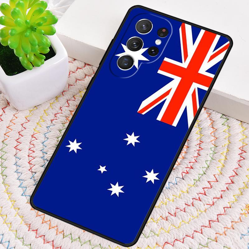 Australian Flag Phone Case for Samsung Galaxy note 10 pro S26 Ultra S23 S24 FE S25 S21 S22 PLUS shockproof Cove