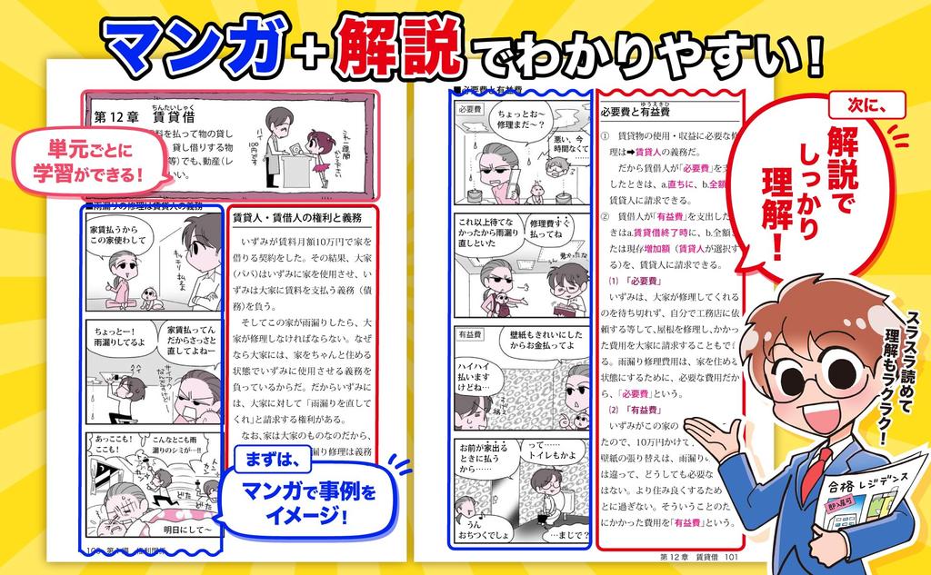 2026 Edition Manga Real Estate Brokerage Exam Preparation [Manga Textbook for Real Estate Brokers / Full Color Opening] (Real Estate Brokerage Exam Pr