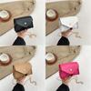 Fashionable Casual Shoulder Bag Stylish Crossbody Handbag With Chain For Women In Black White And Pink