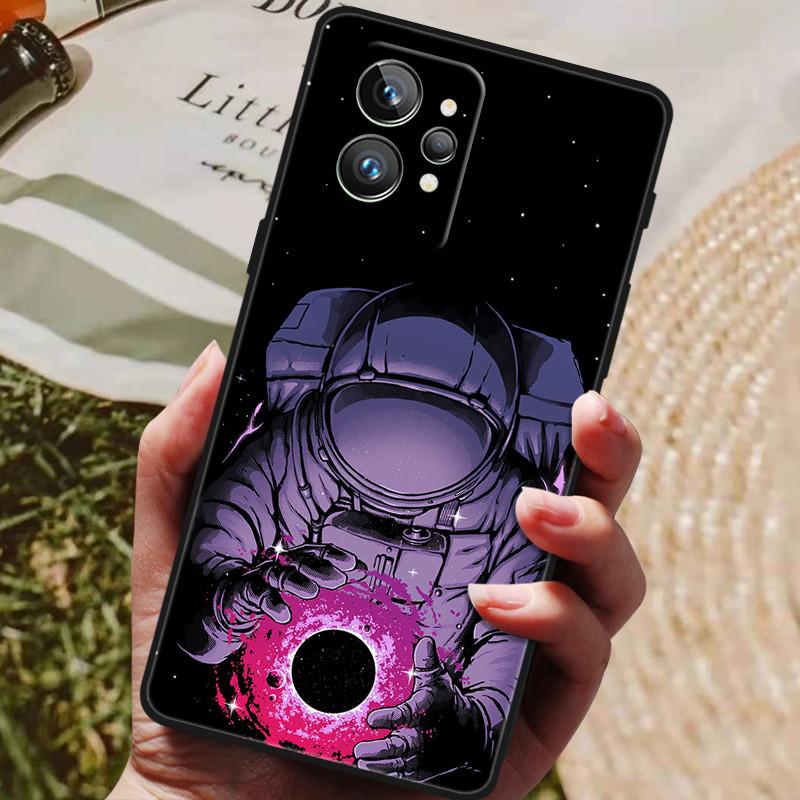 Funda para Realme GT2 Pro 5G TPU Parachoques Negro Silicona Protectora Funda para Realme GT 2 Pro Funda de Teléfono GT2 Pro 2PRO 2022 Capas