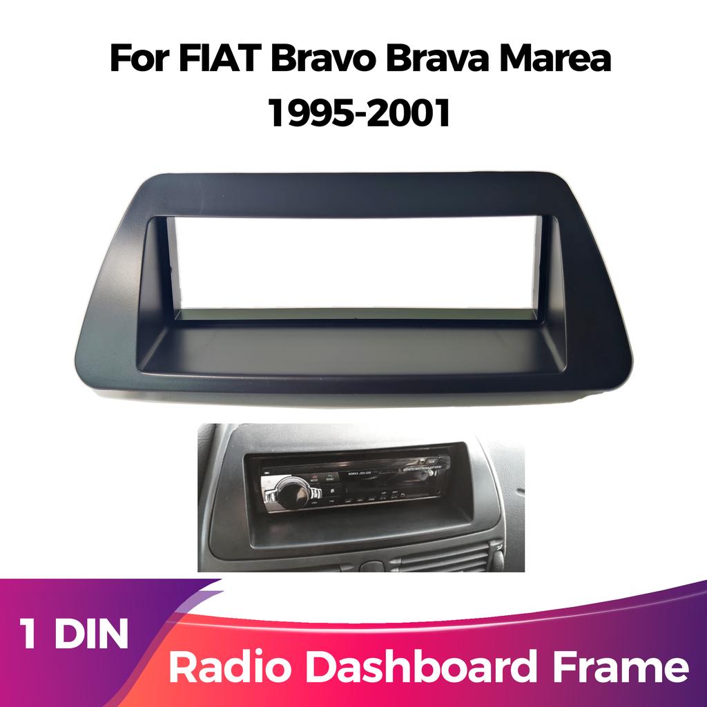 Single Din Car Radio Fascia Installation Frame for FIAT Bravo Brava Marea 1995-2001 1DIN Stereo Dash Trim Panel Mounting Kit Radio Accessories 4