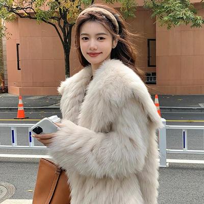 Blana de iarna haina de pluș feminin îngroșat exploziv stil mușchi mic parfum