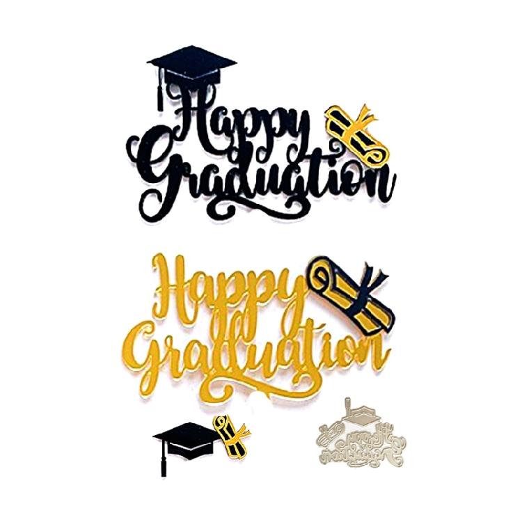 Graduation Metal Cutting Dies Embossing Template Stencil Scrapbooking for Card