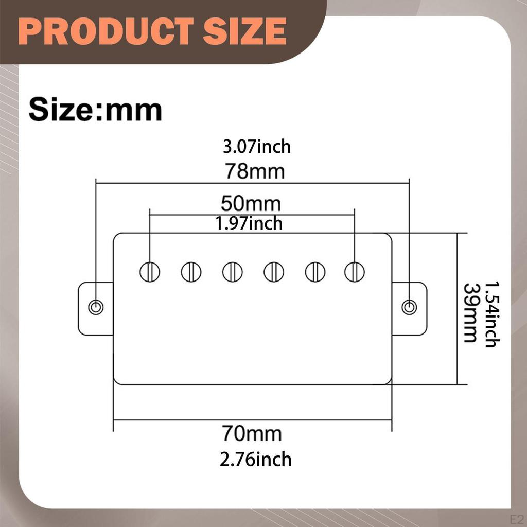 Alnico II Guitar Humbucker Pickup Repair Part High Performance Professional Sturdy Musical