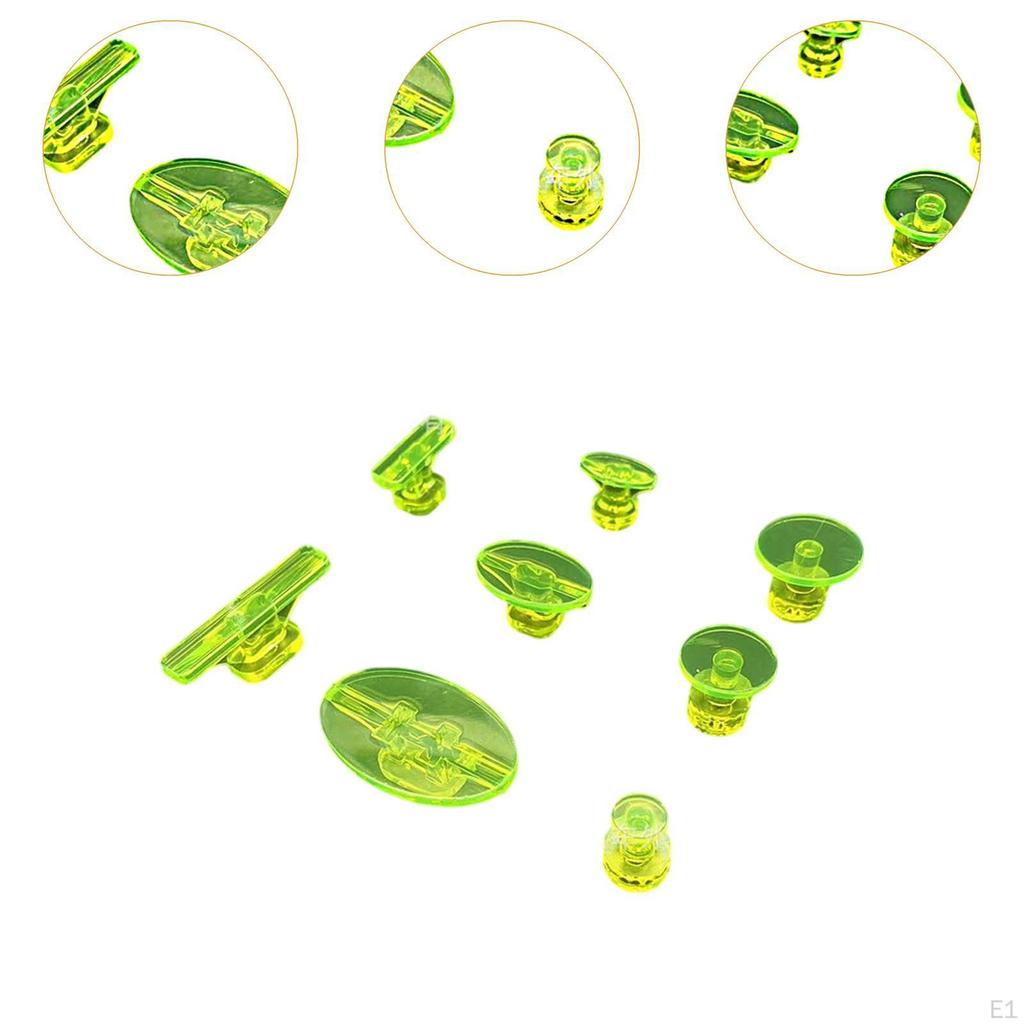 8x Car Tab Puller Tools Dent Repair Tabs Professional Portable Utility Scratches Remover for