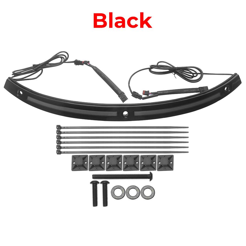 Motorcycle Part Front Windshield Fairing LED DRL/Turn Light Fits For Harley Touring Electra Glide Ultra Limited FLHTK 2014-2024
