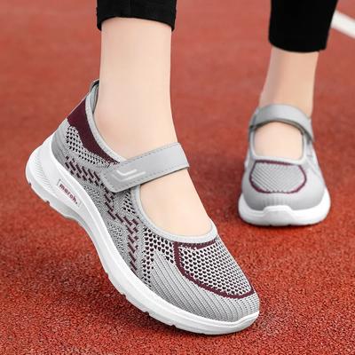 Nowe buty dla mam w średnim i starszym wieku, miękka podeszwa, płytkie usta, buty do chodzenia, samoprzylepne, codzienne, pojedyncze buty 2025