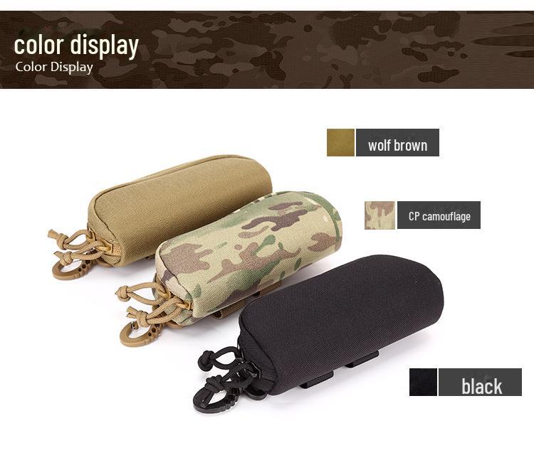 Taktyczne etui na okulary przeciwsłoneczne Molle z twardą skorupą - Przenośna nylonowa torba ochronna