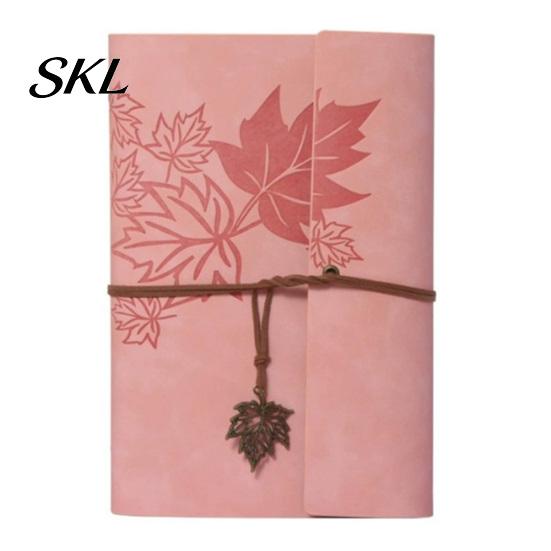Faux Leather Journal Vintage Journal, Refillable Notebook for Travel Office Daily Writing, A5 Writing with Straps Size Lined Blank Dairy Planner, Gift