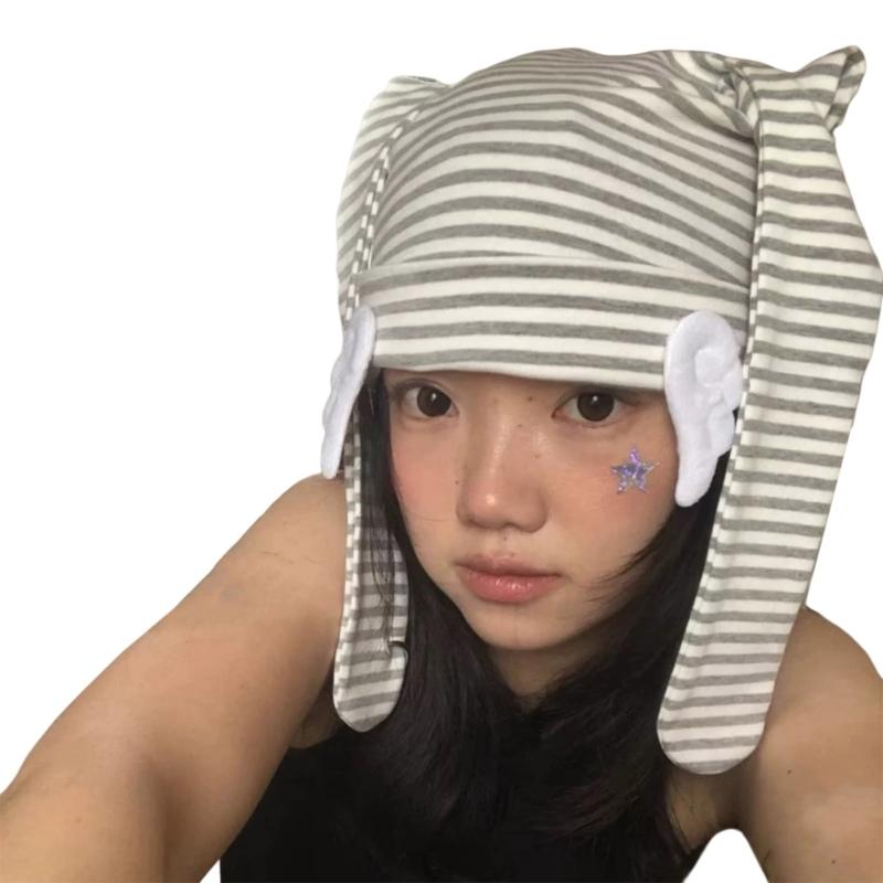 

Lagomorph Ear Cotton Hat Hat Comfortable Soft Unisex Winter Hat For Adults And Kids 1