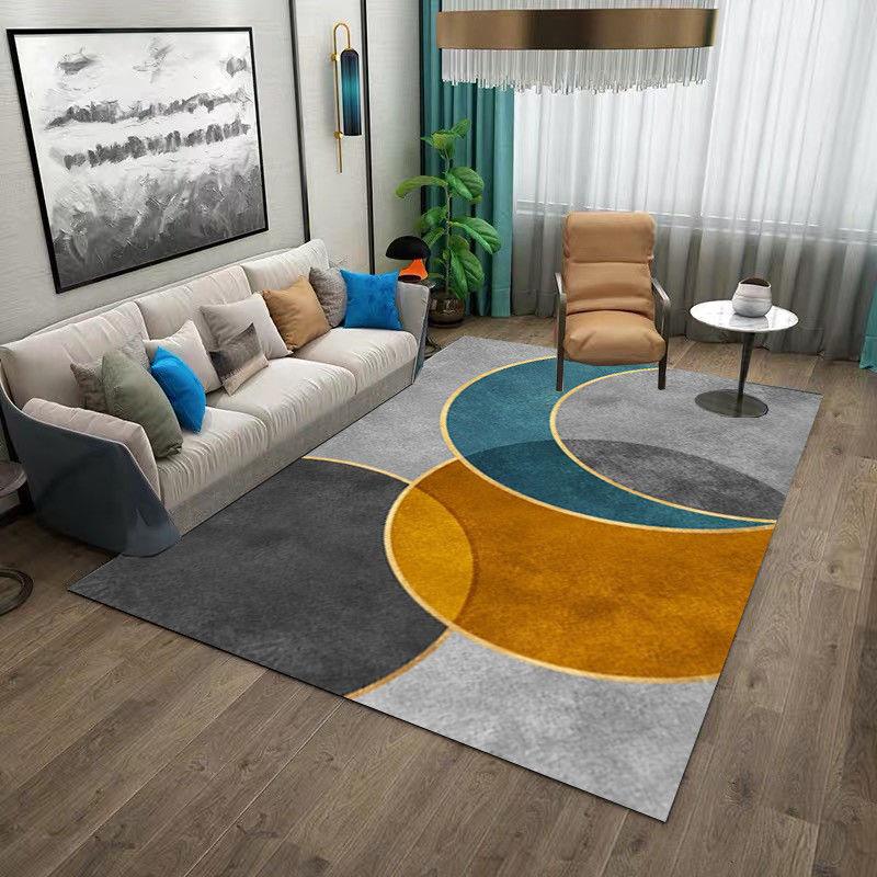 Nordic Geometric Abstract Carpet Living Room Large Area Rugs Non-slip Entrance Floor Mat Modern Home Decoration Bedroom Carpets