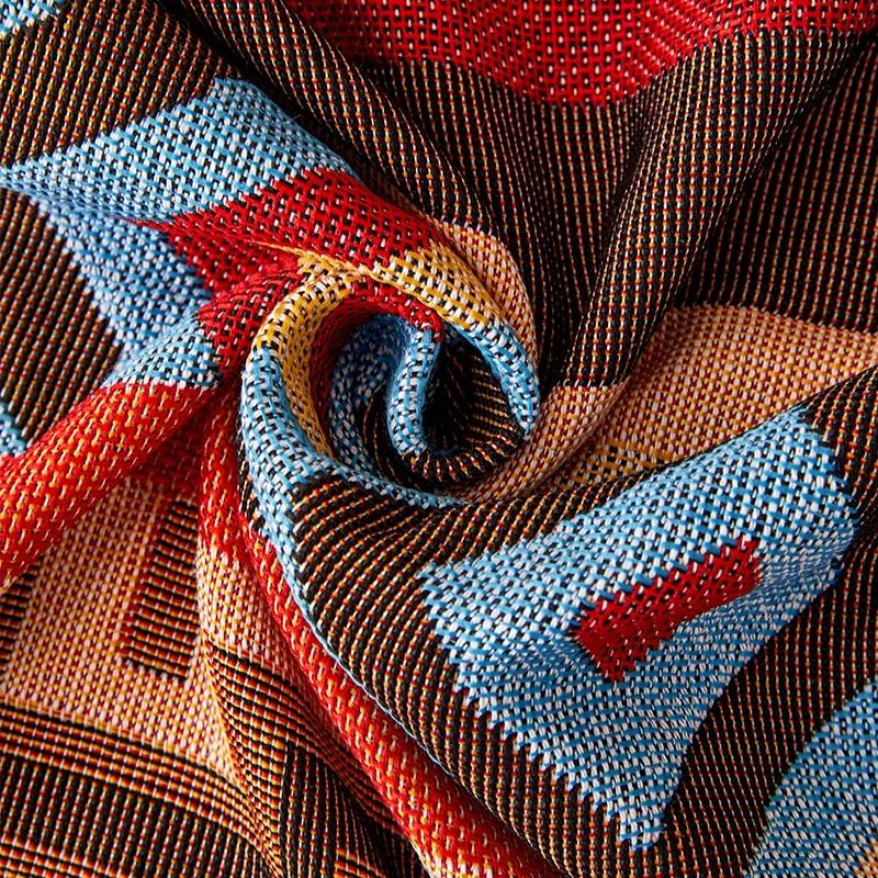 1pc Sofa Cover Dustproof Bohemia Sofa Blanket, Four Seasons Universal, Double Face Usable, Living Room, Home Decor