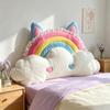 Washable Upholstered Backrest Cushion for Children's Bed – Soft Tatami Style