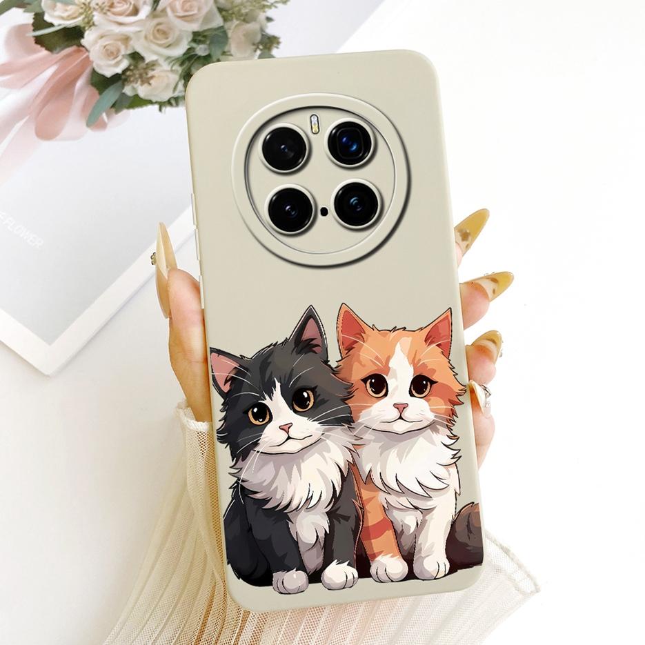 Für Honor Magic 7 Pro 5G Hülle PTP-AN10 Niedliche Katze Ente Cartoon Hülle Weiches TPU Mattes Handyhülle Für Honor Magic 7 Magic7 Pro Fundas