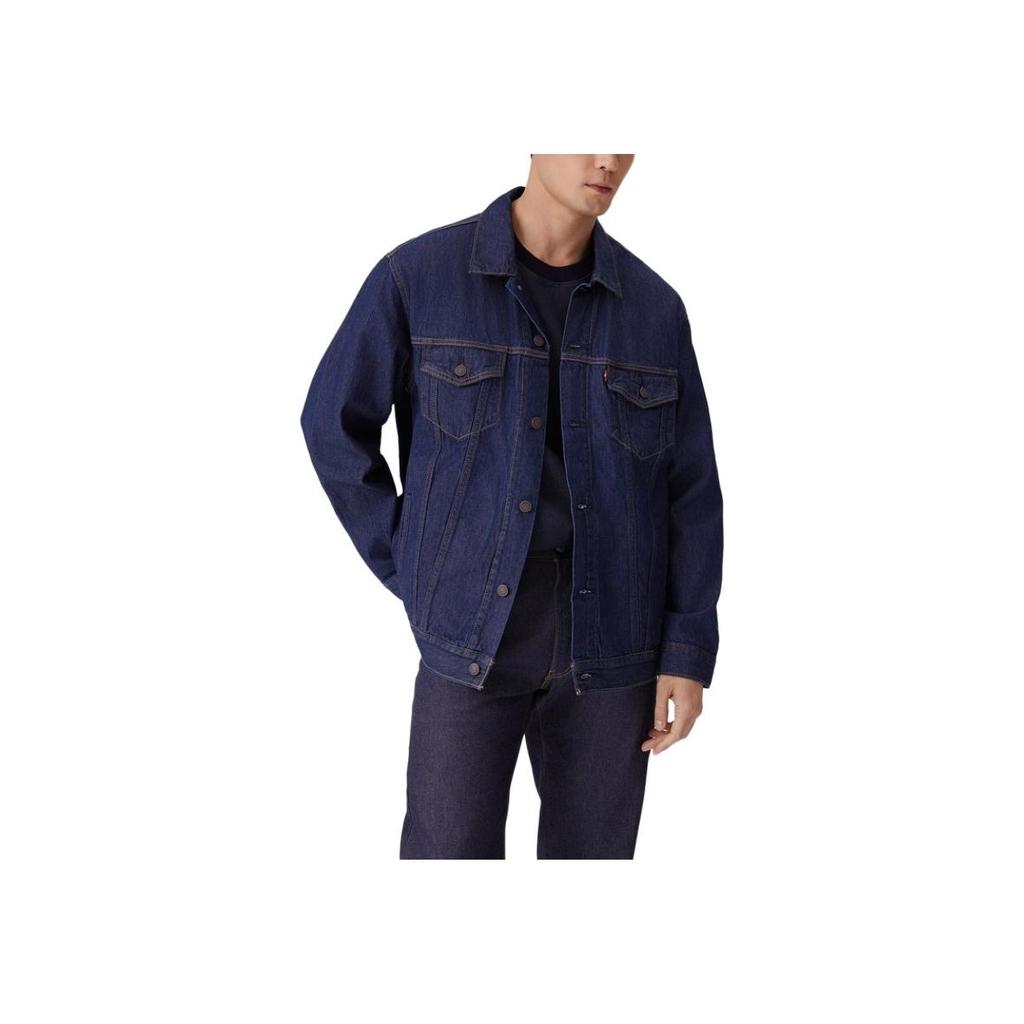 Levis Loose Comfortable Button-Down Long Sleeve Denim Jacket Men Jackets Denim-Blue A5782-0050