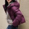 This is goose down jacket, fluffy puff white goose down, high-end hooded short down jacket, winter new women's clothing.