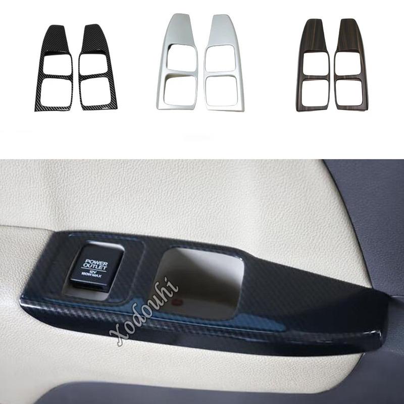 For Honda Odyssey 2024 Car Interior Third Row Seat Rear Cup Holder Trim Cover Accessories Decoration Stickers Parts