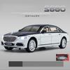 1:24 Modelů aut Mercedes Benz Maybach GLS600 z lehkých slitin Diecast Hračka Auto Simulace Zvuku & Světla Vozidla Hračky Model Dárky Pro Děti