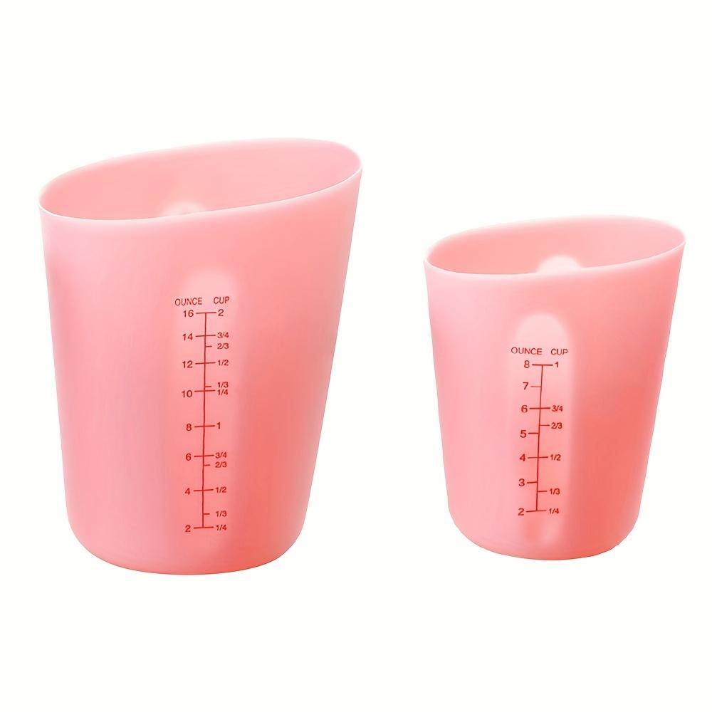 

2pcs Silicone Flexible Measuring Cup set, Melting Cups for Epoxy Resin, Art Projects,Butter, Chocolate and More, 2 Cup