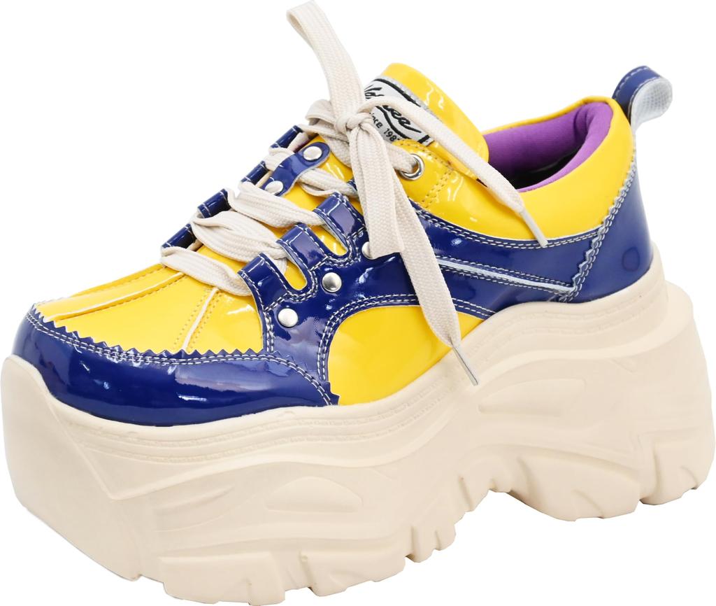 Yosuke Platform Shoes 4460081 Yellow Combination Sizes Women's 23.0cm-23.5cm