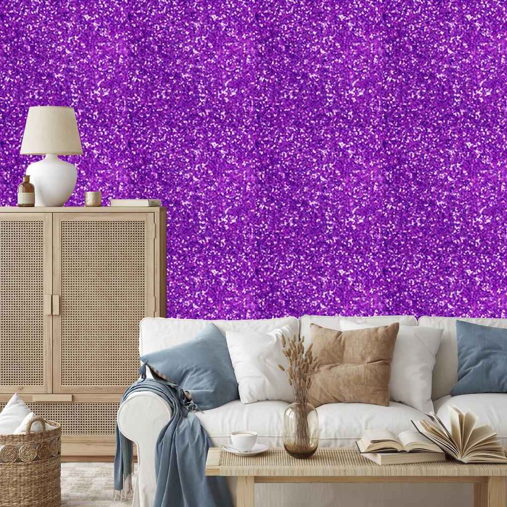 Violet and lavender glitter wallpaper, violet background 50x1000