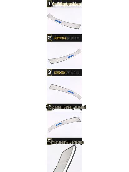 K3 Stainless Steel Rear Trunk Bumper Protector