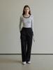 THEELO D-Ring Strap Slacks (Black)