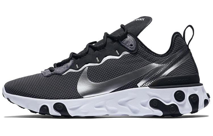 Nike React Element 55 Черный Металлик Серебристый CQ4600-071 44