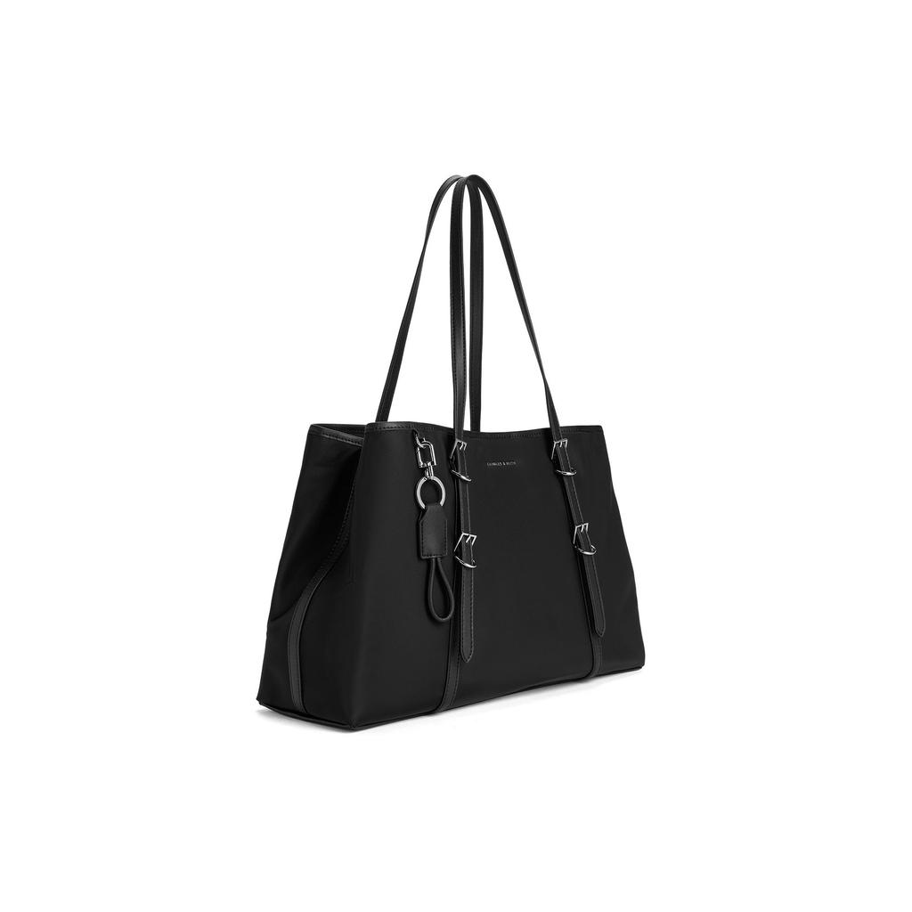 Charles & Keith Casual Versatile Fashionable Simple Solid Color Retro Lightweight Niche Nylon Shoulder Bag Women bags CK2-30782829