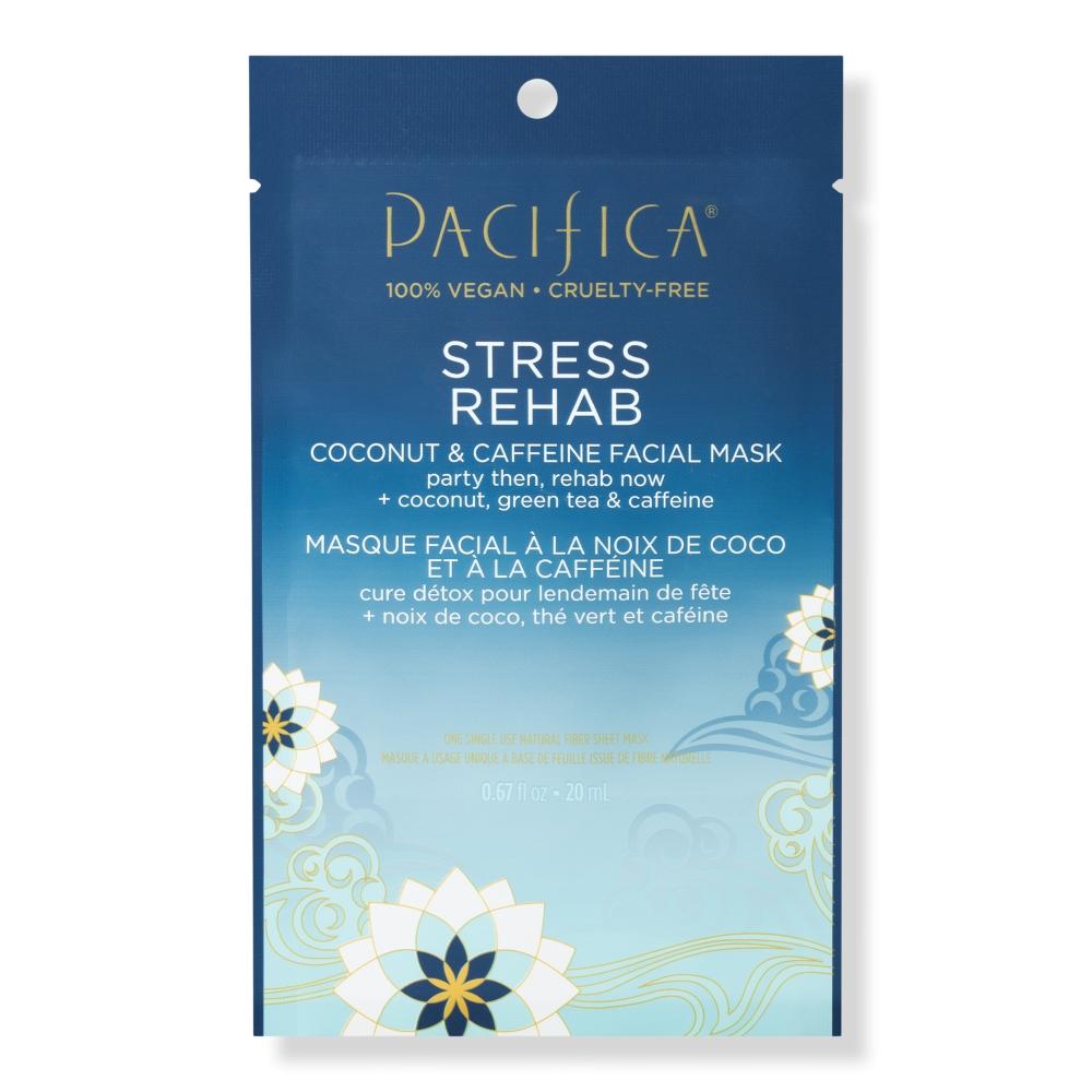 

Маска для лица Pacifica Stress Rehab с кокосом и кофеином, 0,67 унции