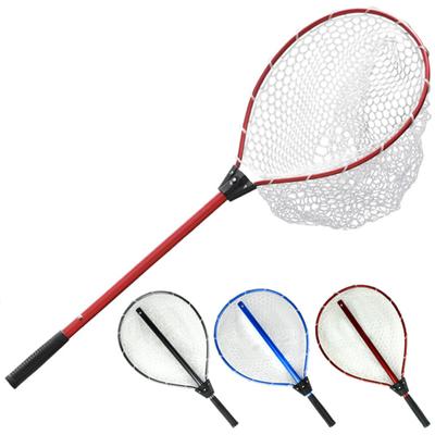 Anti-hook Silicone Fishing  Net With Telescopic Alucanxingum Alloy Rod Fishing Accessories