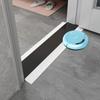 Black/White Water Stopper Strip Self-Adhesive Shower Barrier Floor Retaining Barrier  Bathroom