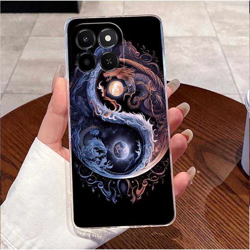 For Honor X6c Case NIC-LX2 Clear Luxury Cute Love Rabbit Funny TPU Soft Silicone Phone Case Honor X6c Back Cover NIC-LX1 NIC-LX3