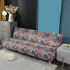 Bohemia Sofa Bed Cover Elastic Spandex Sofa Covers Without Armrest Couch Slipcovers Non Slip Armless Sofa Bed Protector Case