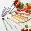 1Pc Creative Japanese Cat Paw Shape Silicone Mini Snack Food Tongs Non-slip Handles BBQ Bread Ice Cube Clip Kitchen Accessories