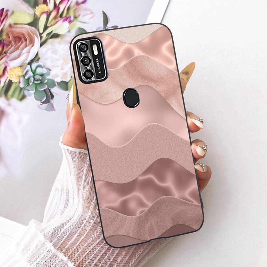 For ZTE Blade A7s 2020 Case A7020 Cute Lion Fashion Painted Cover Soft TPU Matte Phone Case For ZTE Blade A7s 2020 BladeA7s Bags