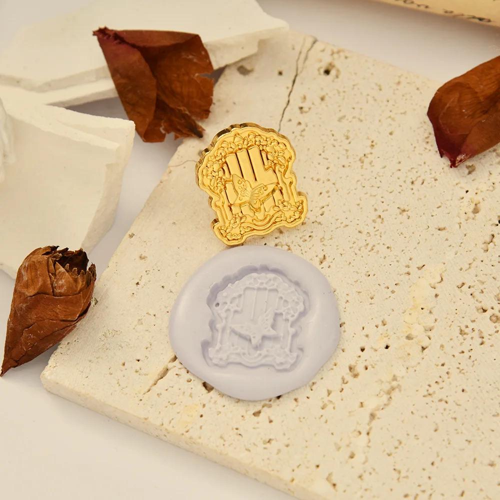 Timbro Ceralacca Testa Timbro Ceralacca Zampa di Fiore Timbro Ceralacca Per Scrapbooking Album Fotografico Timbro Sigillo Artigianato Fai-da-te