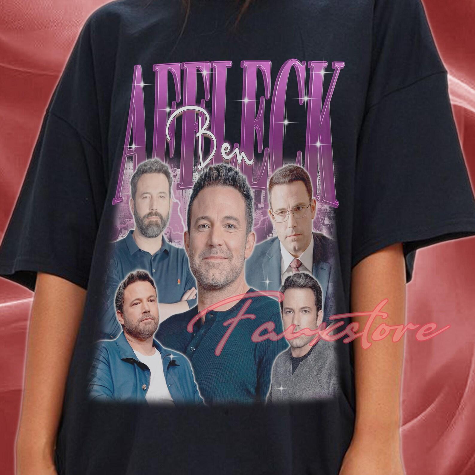 Ben Affleck Collage T-Shirt: 100% Cotton, Vintage Style Graphic Tee S