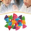30 Pieces Triangular Beanbag Toss Bag Educational Color Learning Kids Throwing Bean Bags Mini