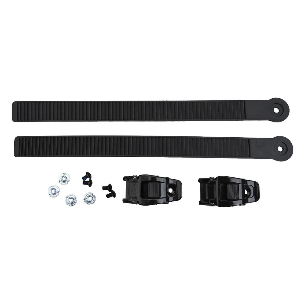 Ensemble de sangle et boucle d'échelle pour cheville en nylon pour utilisation en snowboard et en patin à roulettes