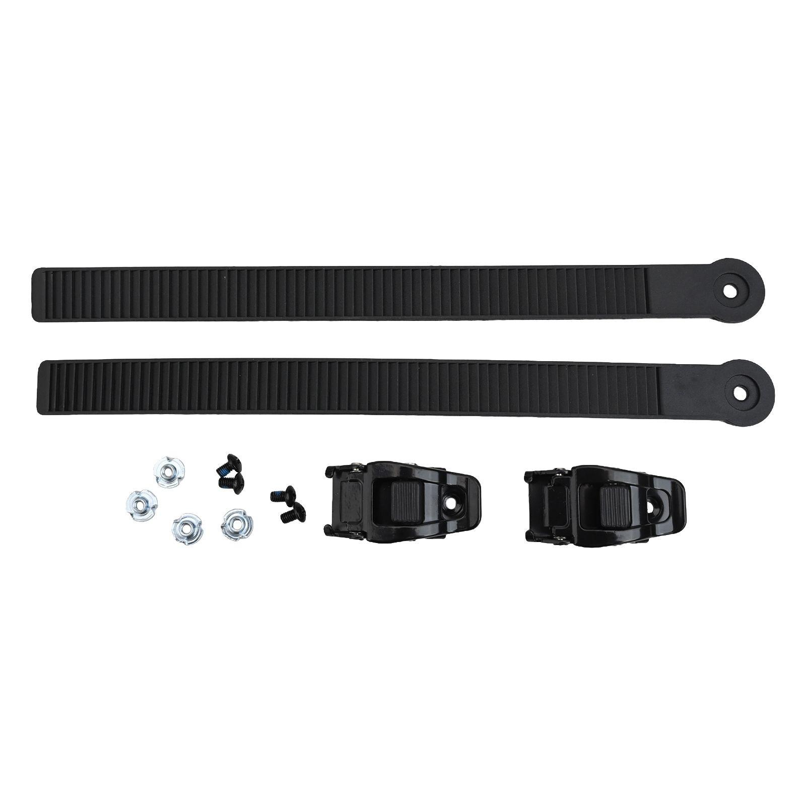 Pro sadu kotníkových popruhů na snowboard s přezkami vázání a montážními šrouby 265x20mm black