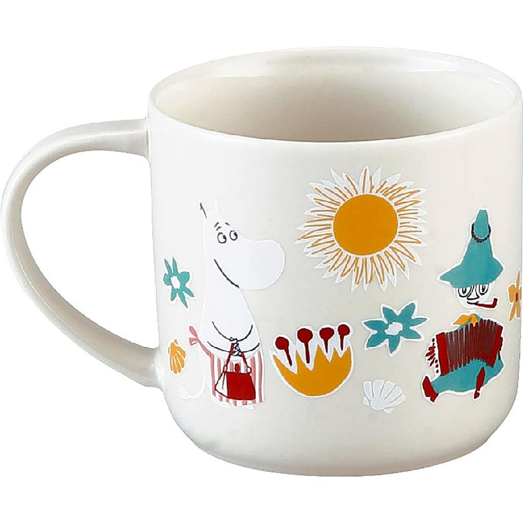 Yamaka Shoten MOOMIN Resirkulert Keramikk Mikrobølgeovn Moomin Nordisk Dag Bryllup Laget i Krus, Ca. 350ml, Trygg, Paraply, Merchandise, Stil, Mors